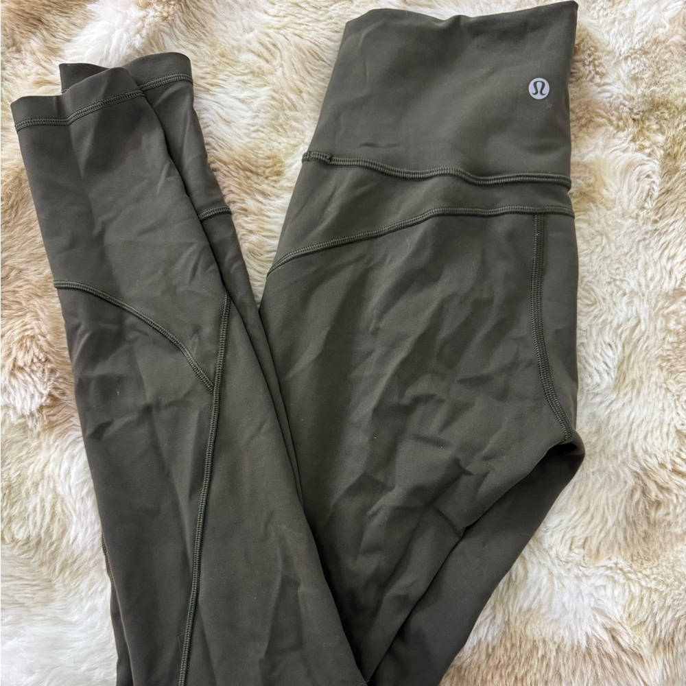 lululemon athletica Olive Green Leggings